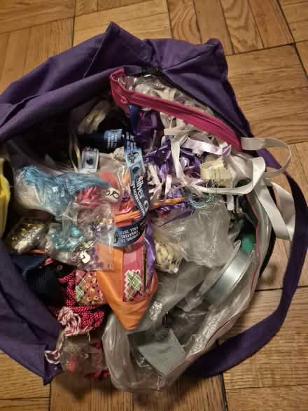 Photo of free Bag of bits and bobs of ribbon (Lower East Side) #2