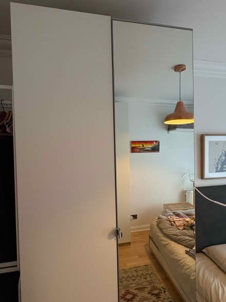 Photo of free IKEA PAX wardrobe with mirror (Hackney North N16) #1