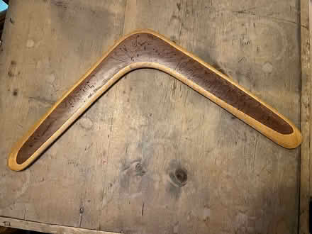 Photo of free wooden boomerang (Poulner BH24) #1