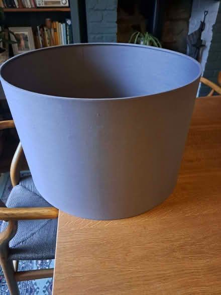 Photo of free Large grey lampshade (Dronfield S18) #2