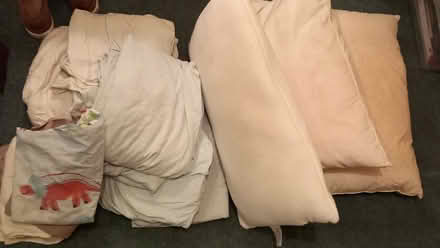 Photo of free Old bedding - bamboo sheets & duvet, pillows (Cranham Corner GL6) #1