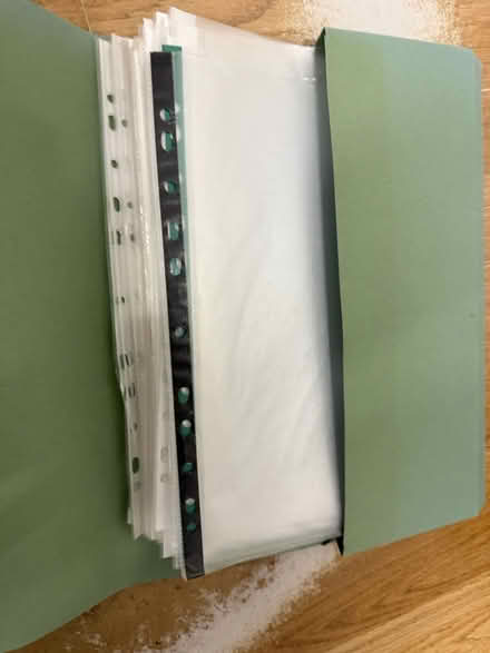 Photo of free A4 clear punch pockets (Surbiton KT6) #2