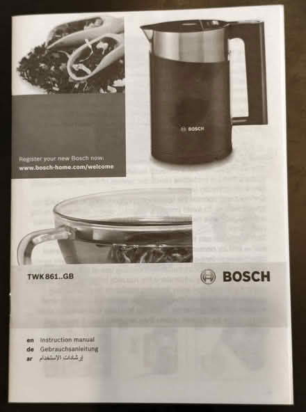 Photo of free Bosch Cordless Kettle (Gleadless S12) #4
