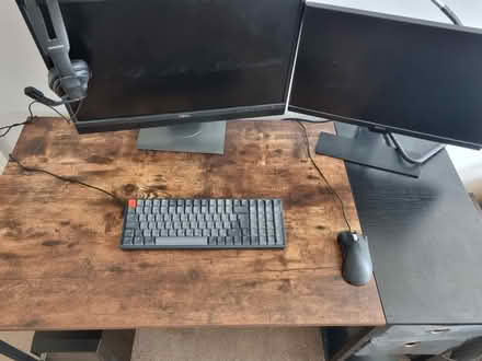 Photo of free Wooden/metal desk (Yalding ME18) #1