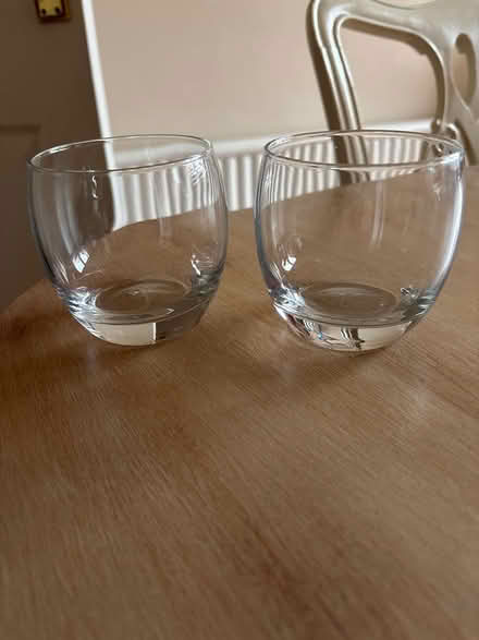 Photo of free Two small glass tumblers (Ashford, Surrey TW15) #1