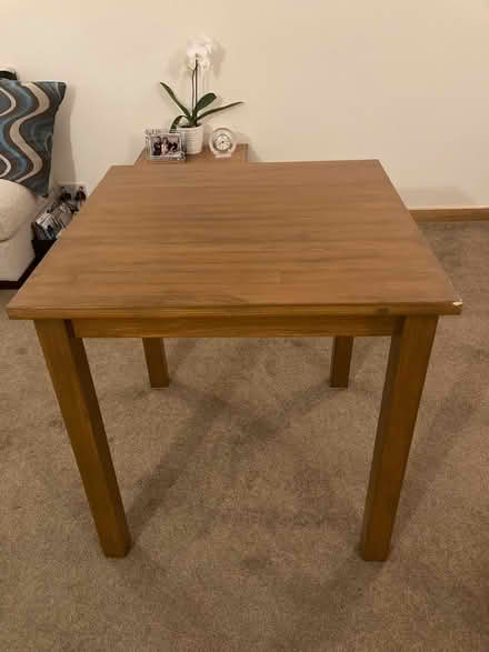 Photo of free Sturdy wooden table (Lanark) #1
