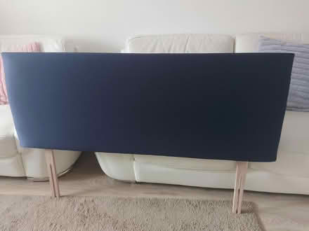 Photo of free Navy blue double headboard (Calcot RG31) #1