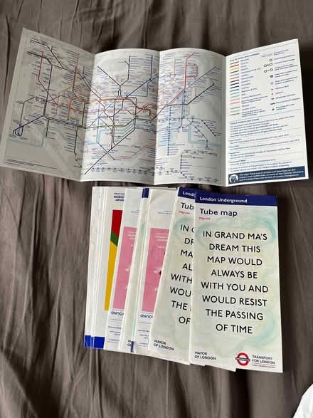 Photo of free Tube maps (London) (SG4 hitchin) #1