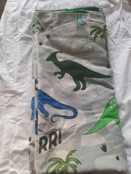 Photo of free Dinasour double duvet with pillow (Stockport sk1) #1