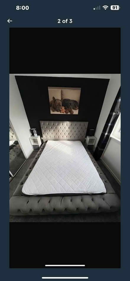 Photo of free King size bed frame (Beith) #2