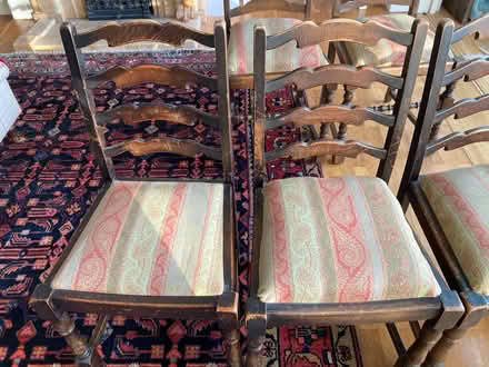Photo of free 6 dining room chairs (Mount Merrion near UCD) #2