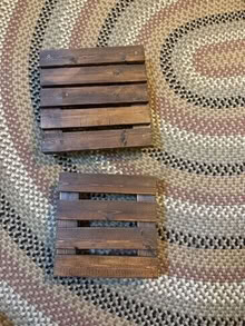 Photo of free two large indoor plant coasters #1