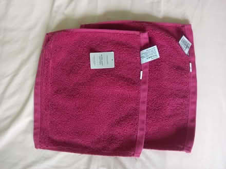 Photo of free Brand new, deep pink face cloths x2 (Westbury Fields BS9) #2