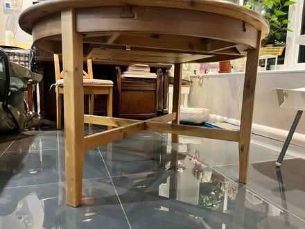 Photo of free Solid wood extending dining table (SL8 Bourne End -near station) #2