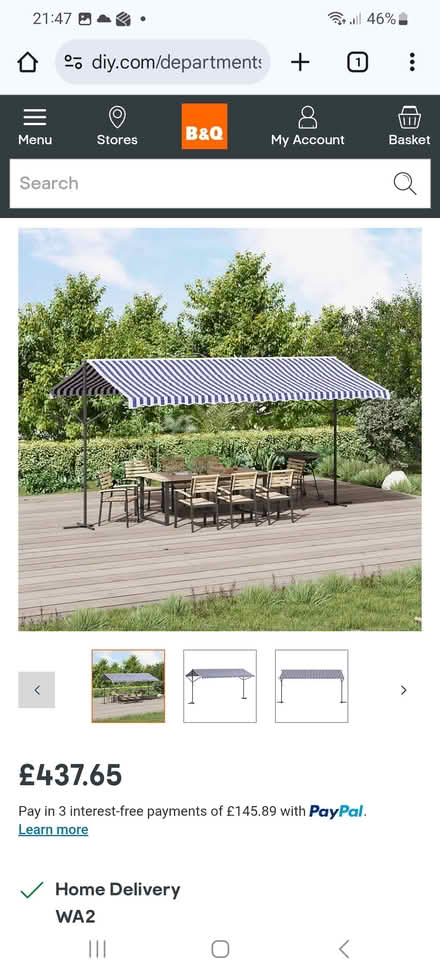 Photo of free 4x3mtr freestanding awning (Orford WA2) #1