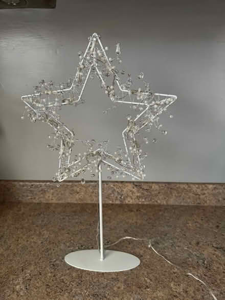 Photo of free Light up star Christmas decoration (North Wingfield S42) #2