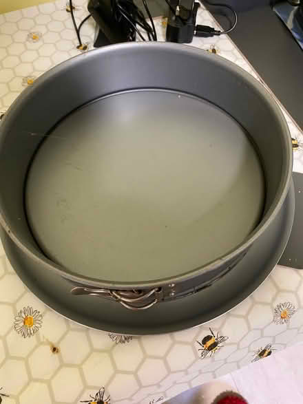 Photo of free Baking tin and wooden rolling pin (Southborough TN4) #1