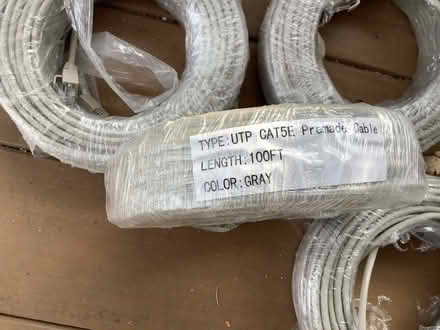 Photo of free 8 rolls CAT5E internet cable (Brightwood, Washington D) #3