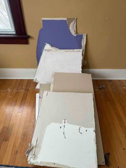 Photo of free Drywall and lumber (Downtown westmont) #3