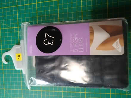 Photo of free M&S size 16 knickers (black, cotton/lycra) (West Croydon CR0) #1