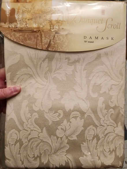 Photo of free 70" Round tablecloth (Owings Mills/Reisterstown) #1