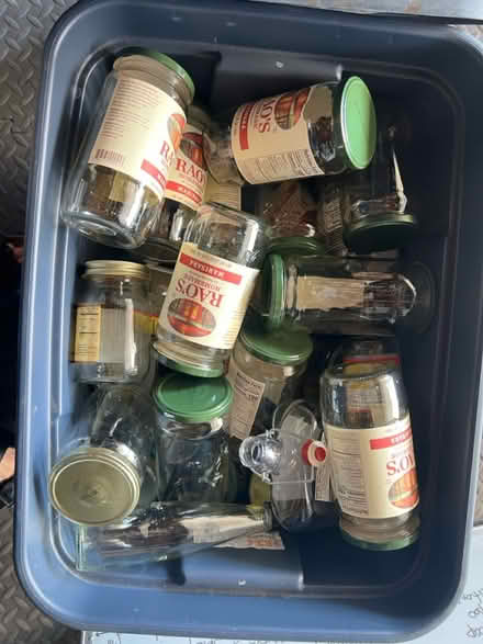 Photo of free lots of clean and dry glass jars (Hawthorne) #1