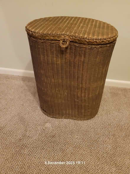 Photo of free Lloyd Loom style storage basket (Writtle CM1) #1