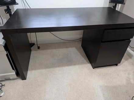 Photo of free Desk with built in drawers (Manchester M23) #1