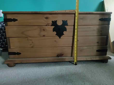 Photo of free Wooden trunk (lid in need of repair) (Odd Down) #2