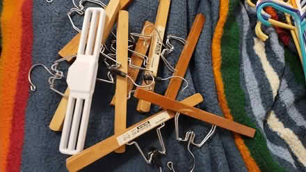 Photo of free Wooden Pant Hangers (Vacaville) #1