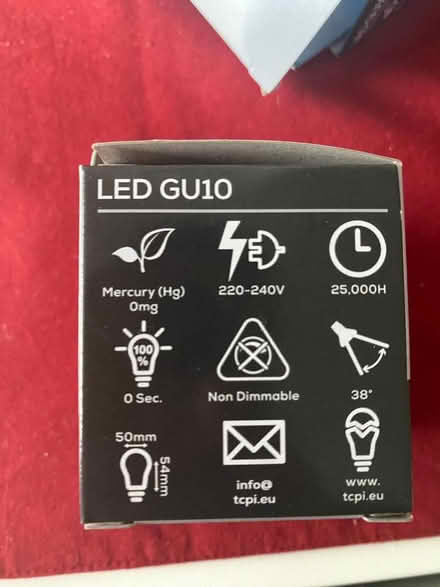 Photo of free 2 X GU10 LED bulbs (St Albans AL1) #3