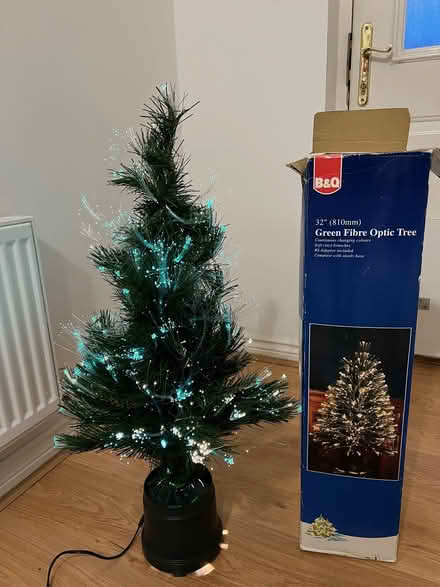 Photo of free 32inch 810mm Green Fibre Optic Xmas Tree (Old Dean GU15) #3