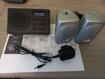 Photo of free Tesco DR1701 DAB Radio and Speakers (Wallington PO16) #1