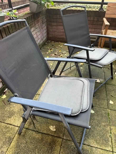 Photo of free 2 patio chairs and bench (W60tu) #2