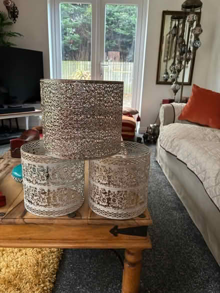 Photo of free 3 lampshades (Forest Hall NE12) #1