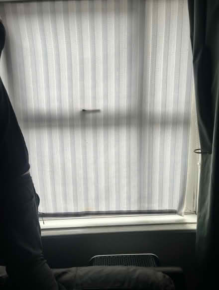 Photo of free Grey striped blind (Dolwyddelan LL25) #1