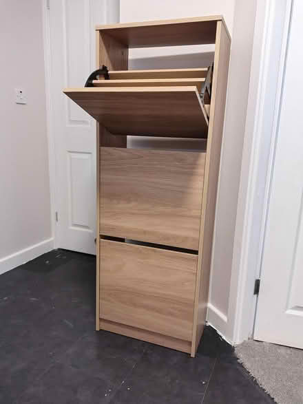 Photo of free Tall Ikea 3 drawer shoe cupdboard (Hatton, Warwick CV35 7BN) #1