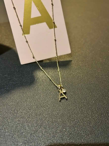 Photo of free necklace with A initial (Walthamstow Central) #1
