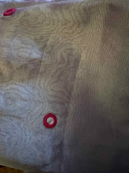 Photo of free Purple iridescent tab curtains (Leyland PR25) #1