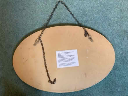 Photo of free Oval mirror with floral details (Eltham, SE9) #2