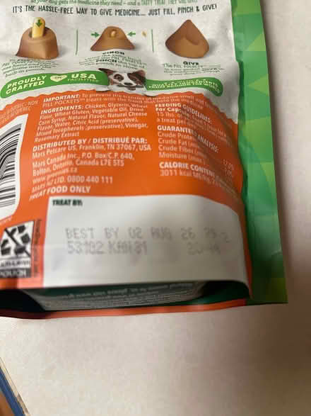 Photo of free Pill Pockets, Cheese flavor (Santiago Villa) #2