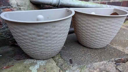 Photo of free Plastic flower hanging baskets (Heeley S2) #1