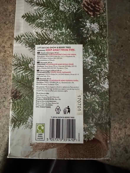 Photo of free Small 2ft Christmas tree (North Wingfield S42) #2