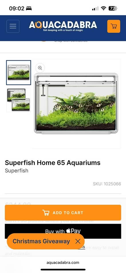 Photo of free 40l fish tank (Botley Road, Oxford OX2) #2