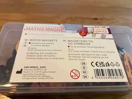 Photo of free Magnetic Numbers and Maths Symbols (Adambrae EH54) #3