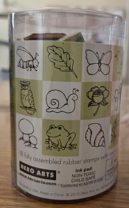 Photo of free Small Nature Woodblock Stamps (south San Carlos) #3