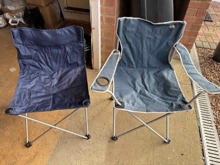 Photo of free 2 foldable camping chairs (Great Linford MK14) #1