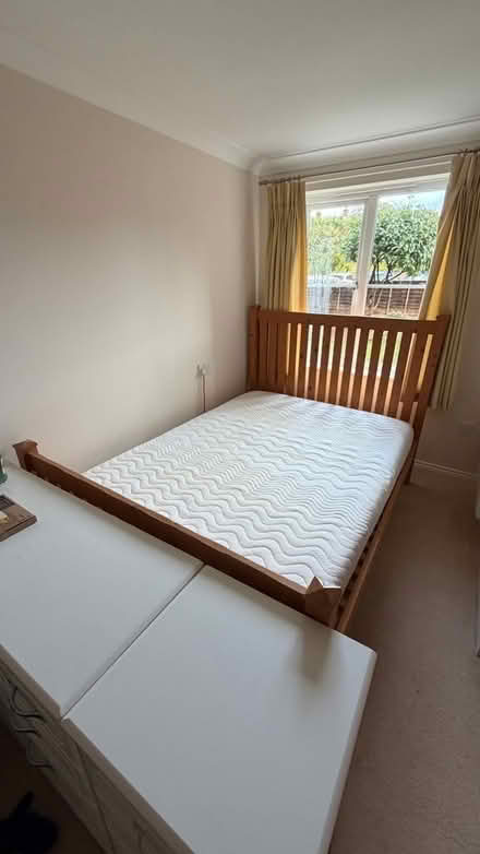 Photo of free Double Bed Frame (without mattress) (Baldock SG7) #1