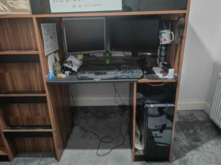 Photo of free Bed frame with cupboard & desk (Seven Kings, IG3, London) #4