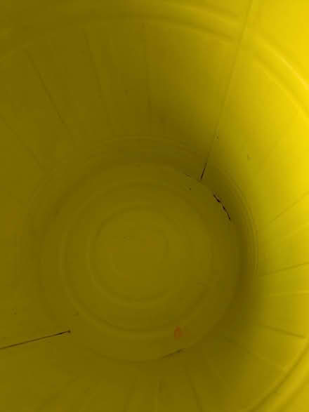 Photo of free Yellow metal bin/bucket (Merton) #3